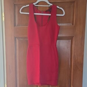 BCBGMaxAzria GISELLA Red Mini Dress